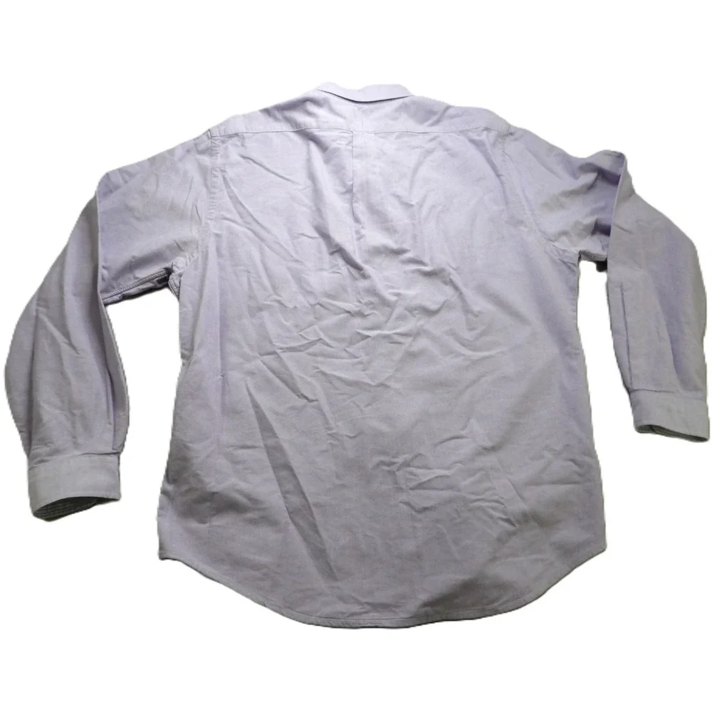 Polo Ralph Lauren Men XL Purple Oxford OCBD Shirt Cotton Button Down Flesh Pony